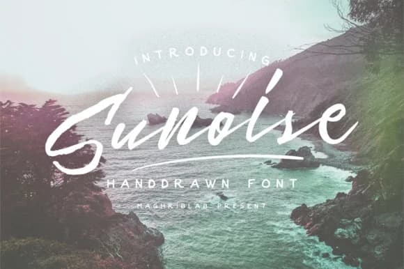 Sunoise Font by maghrib — Script Handwritten Font