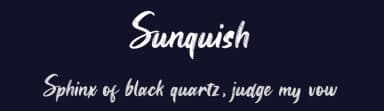 Sunquish by Creatype Studio — Script Handwritten Font — thumbnail 2