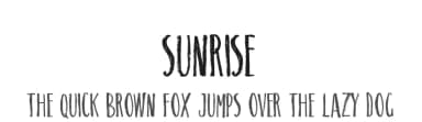 Sunrise by Billy Argel Fonts ® — Script Handwritten Font — thumbnail 1