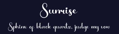 Sunrise by Luluk Surotul — Script Handwritten Font — thumbnail 2