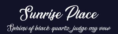 Sunrise Place by Billy Argel Fonts ® — Script Handwritten Font — thumbnail 2
