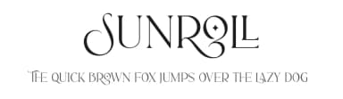 Sunroll by HansCo — Sans Serif Font — thumbnail 1
