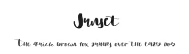 Sunset by Mariyana — Script Handwritten Font — thumbnail 1