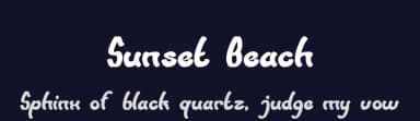 Sunset Beach by weknow — Script Handwritten Font — thumbnail 2