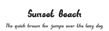 Sunset Beach by weknow — Script Handwritten Font — thumbnail 1