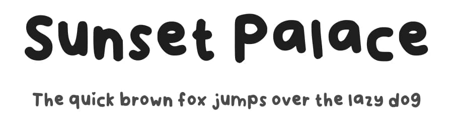 Sunset Palace by Ovie Sofiani — Script Handwritten Font