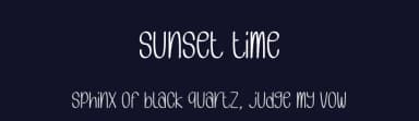 Sunset Time by Andi Moz — Script Handwritten Font — thumbnail 2