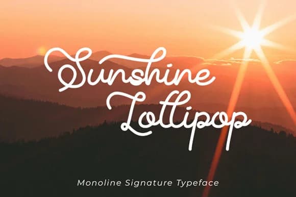 Sunshine Lollipop Font by Panrita Studio — Script Handwritten Font