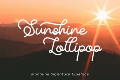 Sunshine Lollipop Font by Panrita Studio — Script Handwritten Font — thumbnail 1