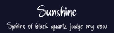 Sunshine by Scratchones — Script Handwritten Font — thumbnail 2