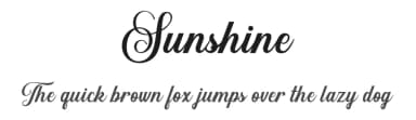 Sunshine by Lettersiro Studio — Script Handwritten Font — thumbnail 1