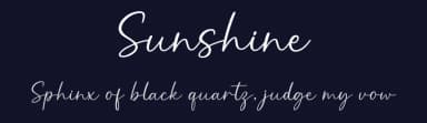 Sunshine by Graphix Line Studio — Script Handwritten Font — thumbnail 2