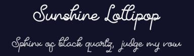 Sunshine Lollipop by Panrita Studio — Script Handwritten Font — thumbnail 2