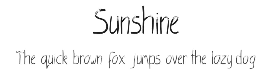 Sunshine by Natasha Cuddihy — Script Handwritten Font