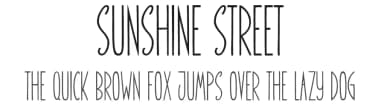 Sunshine Street by JSH creates — Script Handwritten Font — thumbnail 1