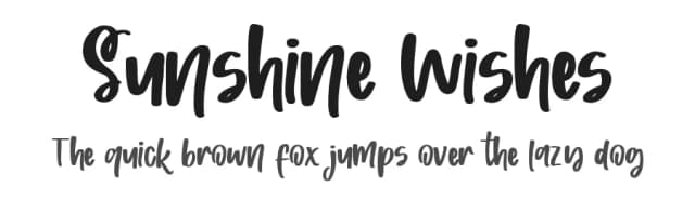Sunshine Wishes by DM Letter Studio - Dimas Prasetyo — Script Handwritten Font