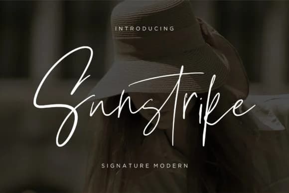 Sunstrike Font by CreatypeStudio — Script Handwritten Font