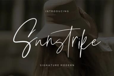 Sunstrike Font by CreatypeStudio — Script Handwritten Font — thumbnail 1
