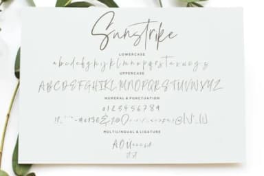 Sunstrike Font by CreatypeStudio — Script Handwritten Font — thumbnail 7