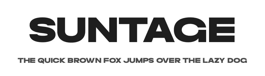 Suntage by Almarkhatype — Sans Serif Font