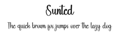 Sunted by PiPi Creative STUDIO — Script Handwritten Font — thumbnail 1