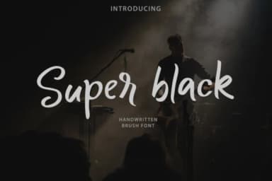 Super Black Font by Studio_Art — Script Handwritten Font — thumbnail 1