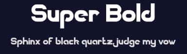 Super Bold by Indra Gunawan — Sans Serif Font — thumbnail 2