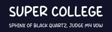 Super College by MJType — Script Handwritten Font — thumbnail 2