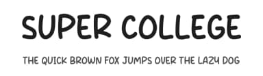 Super College by MJType — Script Handwritten Font — thumbnail 1