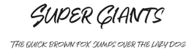 Super Giants by Letterhend Studio — Script Handwritten Font — thumbnail 1