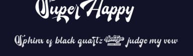 Super Happy by Noah Type — Script Handwritten Font — thumbnail 2