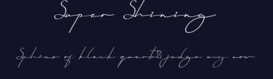 Super Shining by Edric Studio — Script Handwritten Font — thumbnail 2