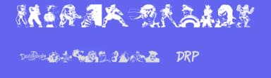 Super Street Fighter Hyper Fonting by xstreamed.tv — Dingbats Font — thumbnail 3