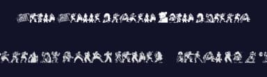 Super Street Fighter Hyper Fonting by xstreamed.tv — Dingbats Font — thumbnail 2