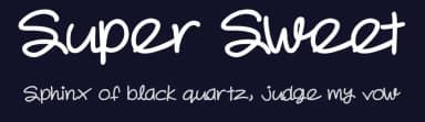 Super Sweet by Hawtpixel — Script Handwritten Font — thumbnail 2