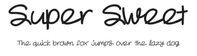 Super Sweet by Hawtpixel — Script Handwritten Font — thumbnail 1