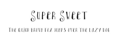 Super Sweet by Paige Lyon — Script Handwritten Font — thumbnail 1