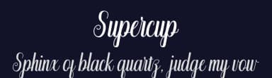 Supercup by Danti — Script Handwritten Font — thumbnail 2