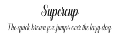 Supercup by Danti — Script Handwritten Font — thumbnail 1