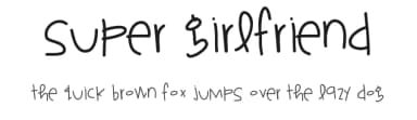 Super Girlfriend by Des Gomez — Script Handwritten Font — thumbnail 1
