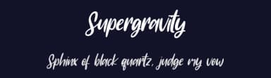 Supergravity by Maulana Creative — Script Handwritten Font — thumbnail 2
