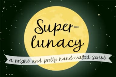 Superlunacy Font by Illustration Ink — Script Handwritten Font — thumbnail 1