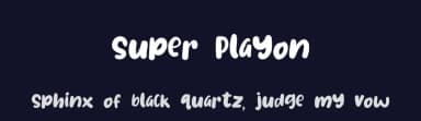 Super Playon by Pustudio — Script Handwritten Font — thumbnail 2