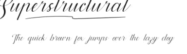 Superstructural by Noah Type — Script Handwritten Font — thumbnail 1