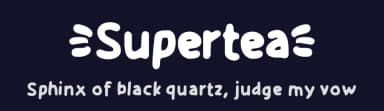 Supertea by MJType — Script Handwritten Font — thumbnail 2