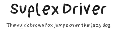 Suplex Driver by KineticPlasma Fonts — Script Handwritten Font — thumbnail 1
