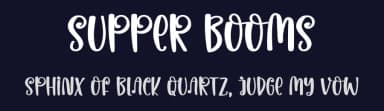 Supper Booms by Inermedia Studio — Script Handwritten Font — thumbnail 2
