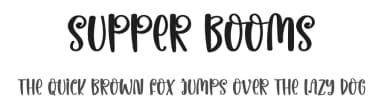 Supper Booms by Inermedia Studio — Script Handwritten Font — thumbnail 1