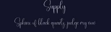 Supply by Scratchones — Script Handwritten Font — thumbnail 2