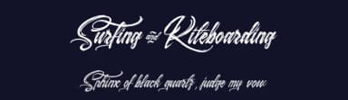 Surfing & Kiteboarding by Cat.B — Script Handwritten Font — thumbnail 2